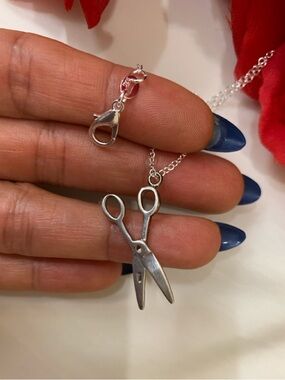 Brand New genuine silver 925 baby scissor
